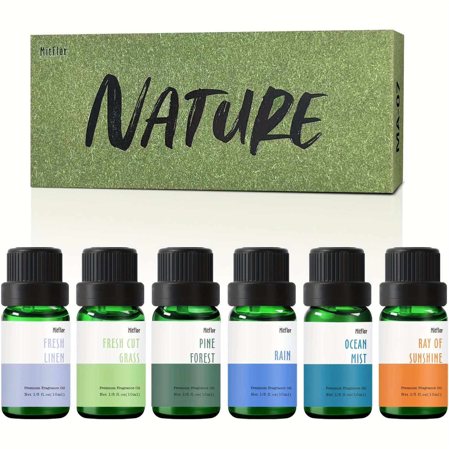 Essence of Serenity: 6-Pack Aromatherapy Essential Oils Gift Set for Home & Candle Making