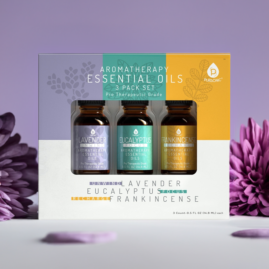 3 Pack Aromatherapy Essential oils (Lavender, Eucalyptus,