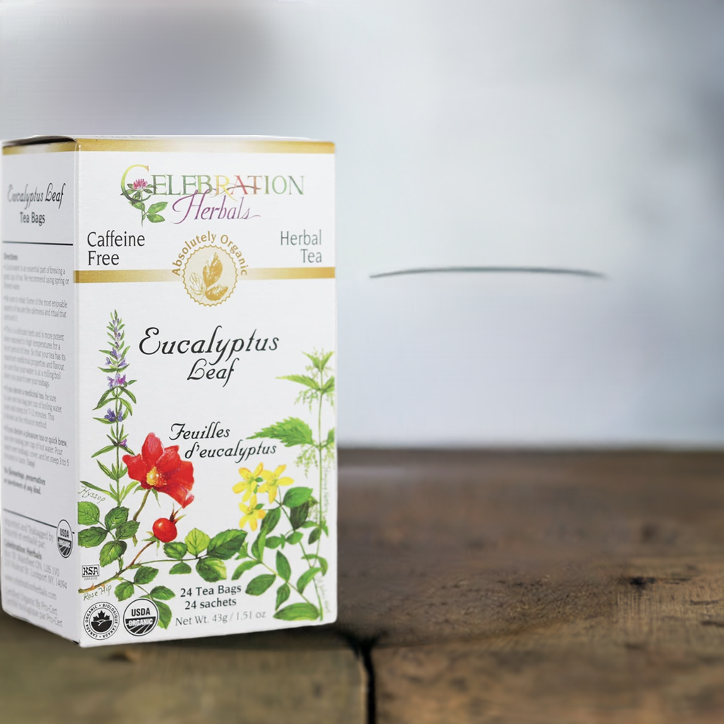 CELEBRATION HERBALS Eucalyptus Leaf Organic 24 Bag, 0.02 Pound