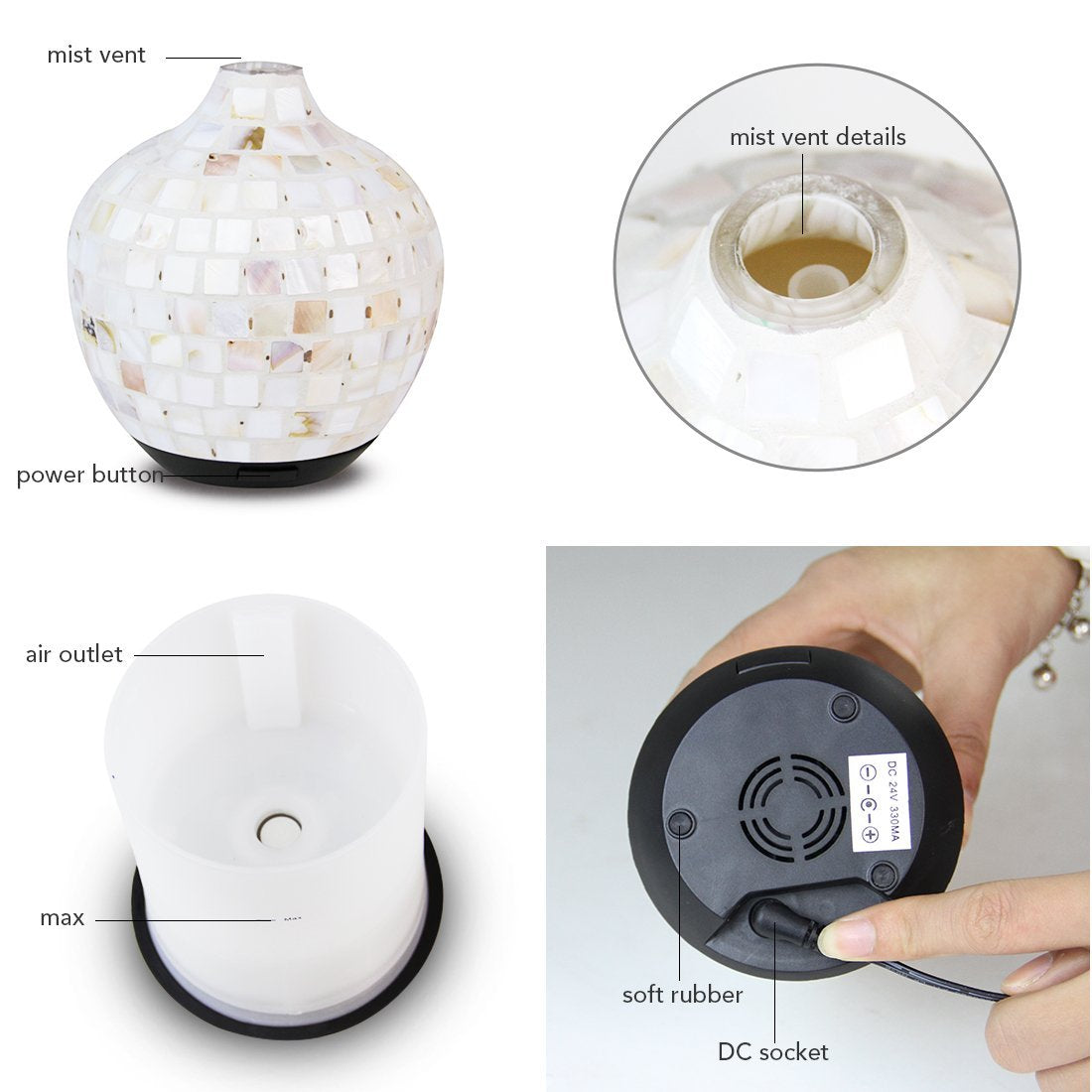 Mosaic Design Aroma Diffuser