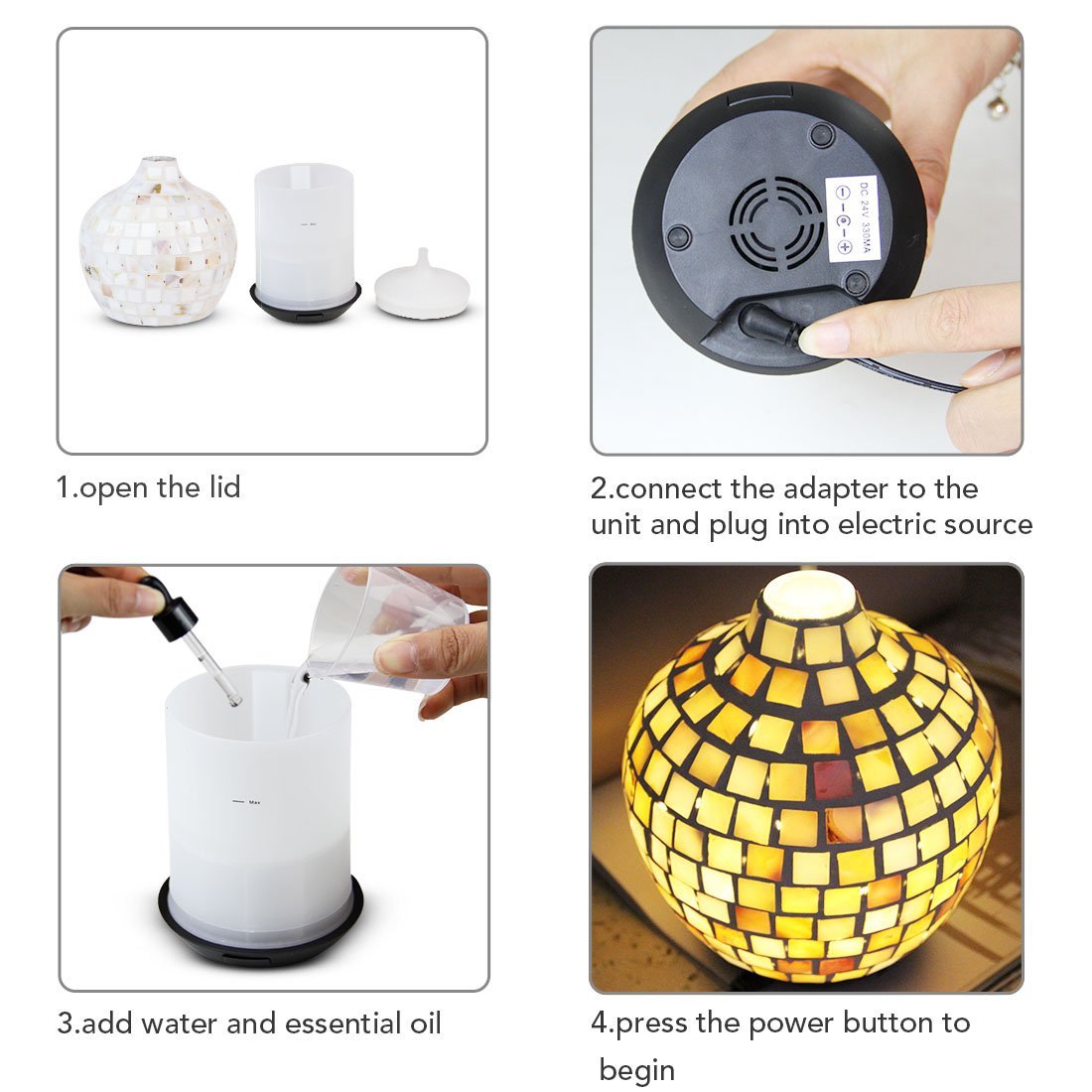 Mosaic Design Aroma Diffuser