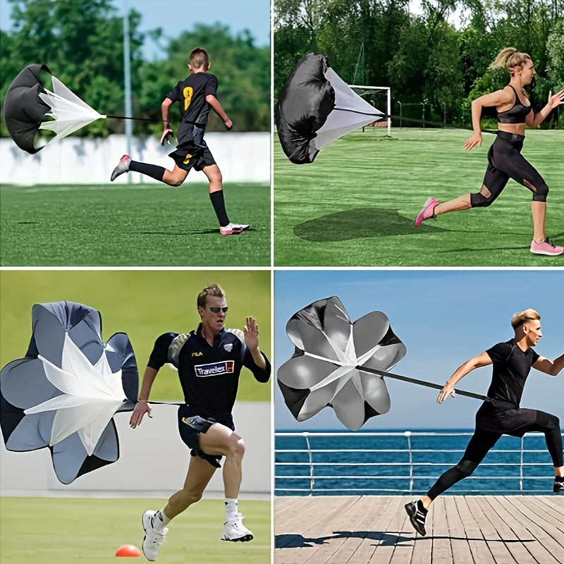 1pc Speed-Training Resistance Parachute - Boost Endurance & Strength for Runners and Soccer Players, Durable & Portable for Varied Fitness Levels