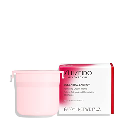 Shiseido Essential Energy Hydrating Cream Refill - 50 mL - Visibly Reduces the Look of Pores &amp; Fine Lines - With Hyaluronic Acid - 24-Hour Hydration - Vegan - All Skin Types