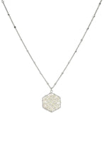 Load image into Gallery viewer, Fashion Pearl Wraps Hexagon Pendant Necklace

