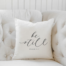 Load image into Gallery viewer, Be Still Psalm 37:7 Verse Pillow
