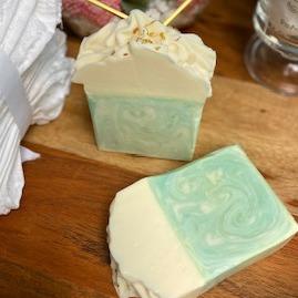 Lemongrass Soap with Soap Icing