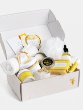 Load image into Gallery viewer, Care Package, Handmade Natural Bath &amp; Body Gift Box, Thank You Gift
